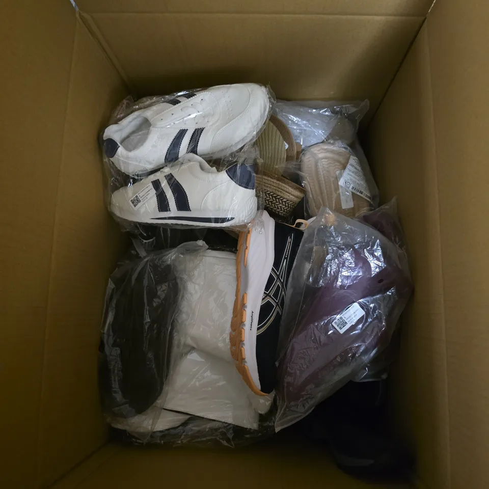 LARGE QUANTITY OF ASSORTED SHOES IN VARIOUS COLOUR, STYLES AND SIZES - COLLECTION ONLY