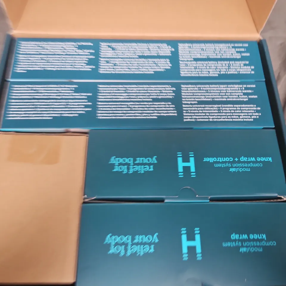 BOXED HOMEDICS MODULAR COMPRESSION SYSTEM COMPLETE CALF AND KNEE STARTER KIT