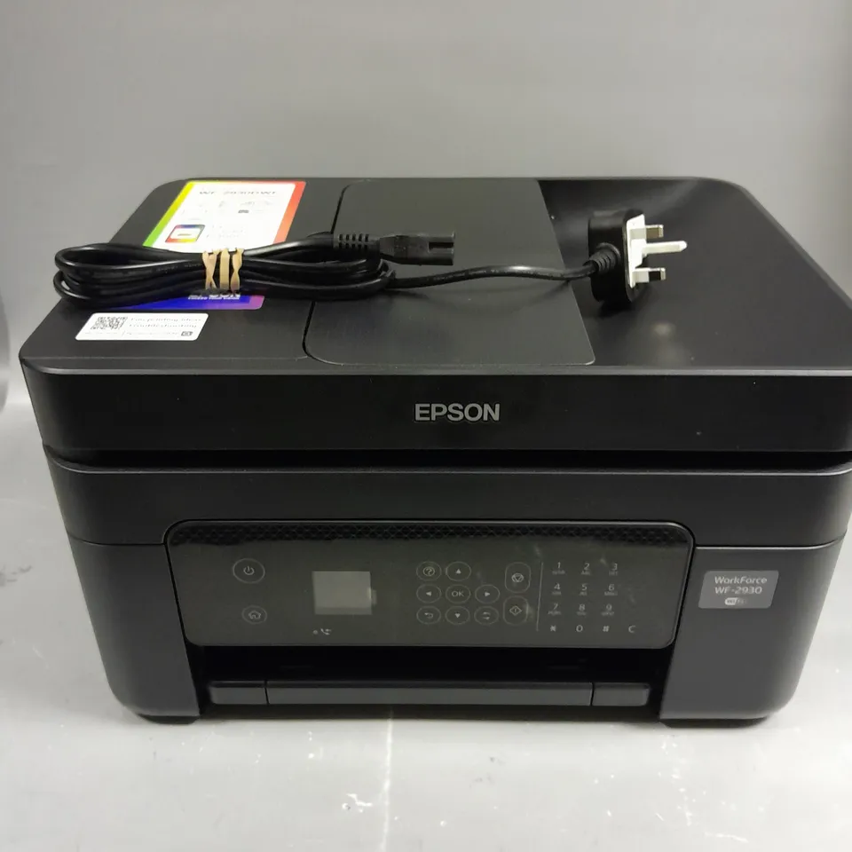 BOXED EPSON WF-2930DWF PRINTER IN BLACK