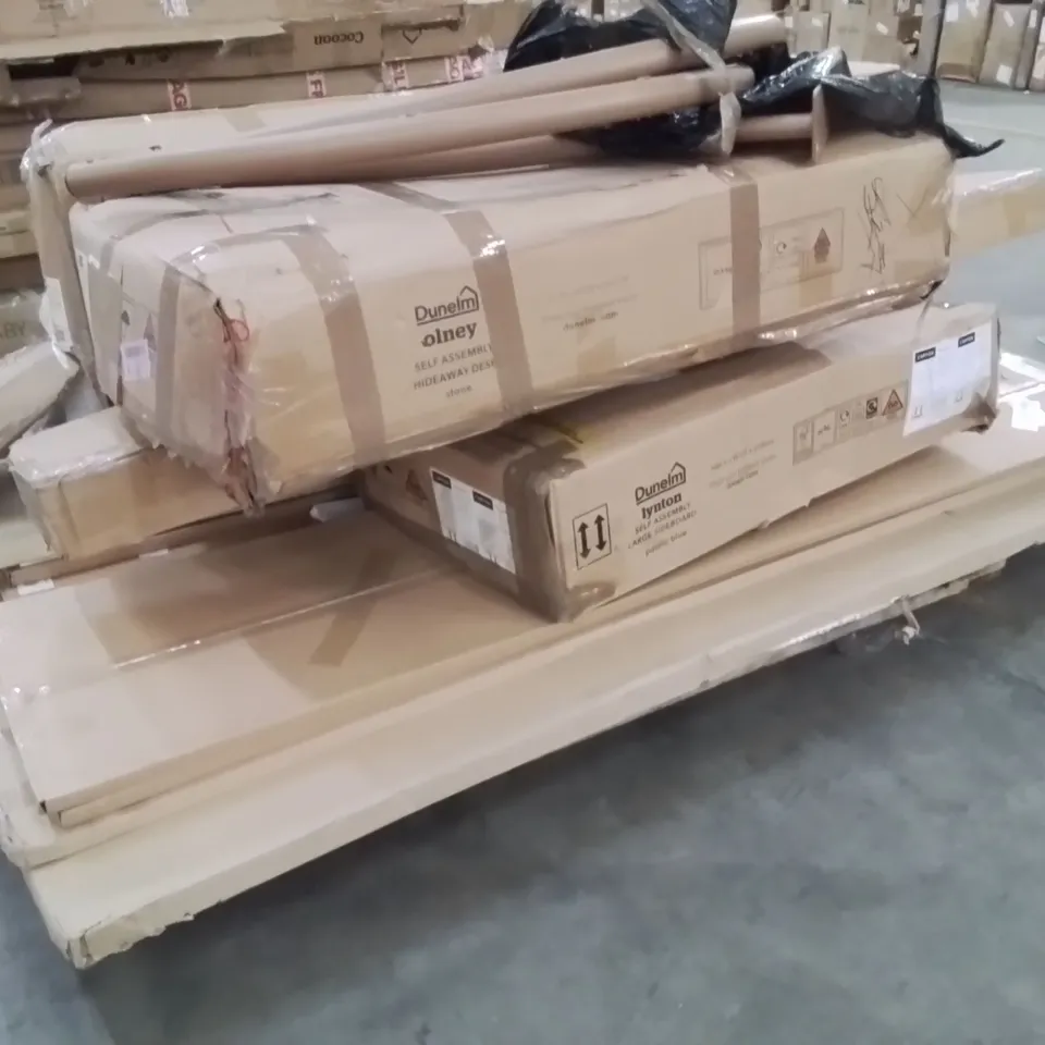 PALLET CONTAINING VARIOUS ASSORTED INCOMPLETE CUSTOMER RETURN ITEMS 