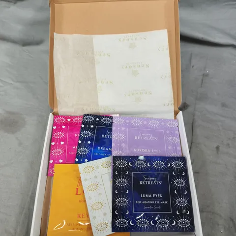 SENSORY RETREATS RELAX & REVIVE SELF HEATING EYE MASK DISCOVERY SET