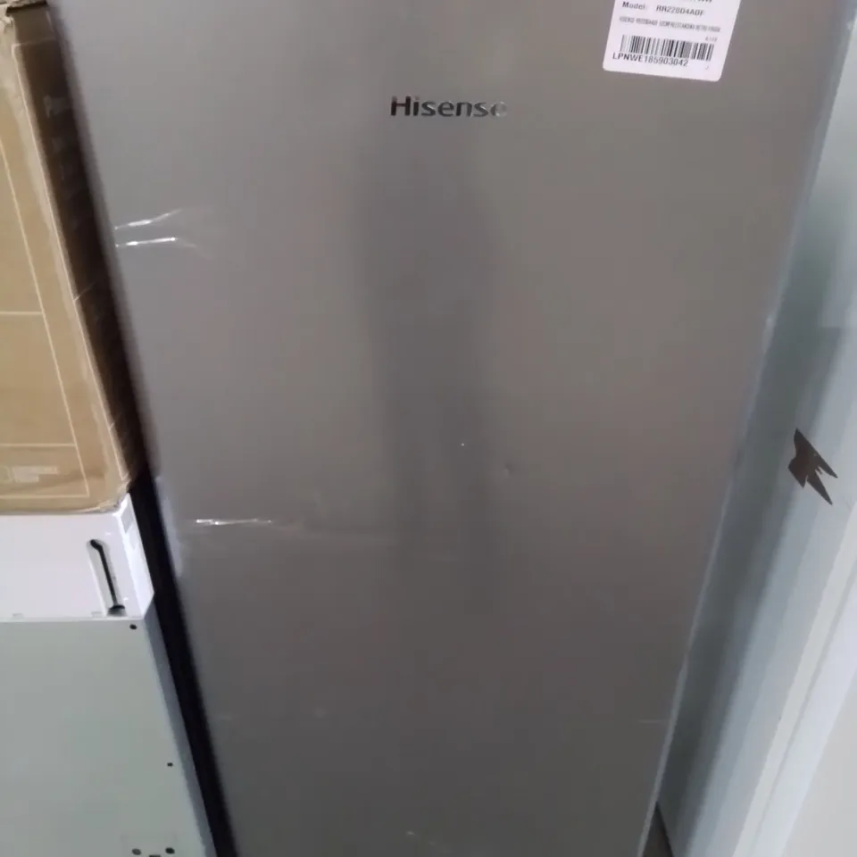 HISENSE FREESTANDING RETRO FRIDGE IN GREY - (RR220D4ADF)