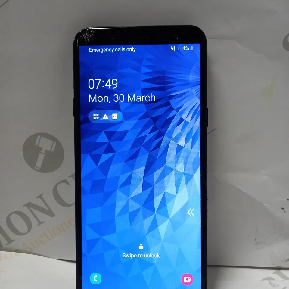 SAMSUNG GALAXY J6 MOBILE PHONE IN BLACK