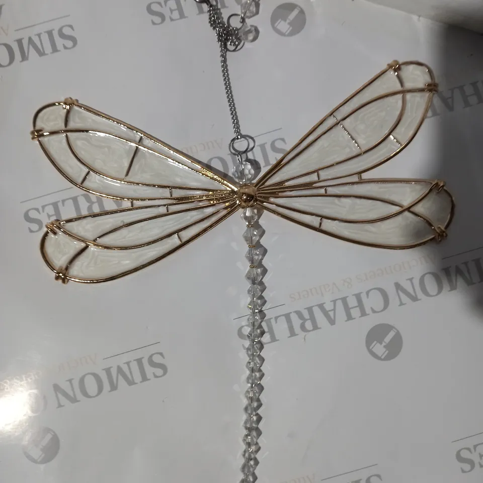 BOXED HOME2GARDEN CRYSTAL DRAGONFLY DECOR