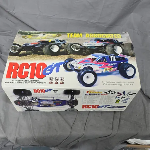 TEAM ASSOCIATED RC10GT 1:10 SCALE NITRO-POWERED OFF-ROAD RACING TRUCK KIT – BOXED