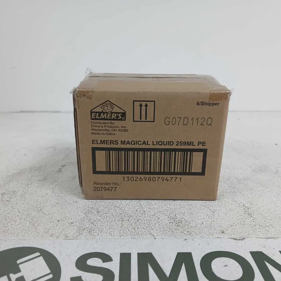 ELMERS MAGICAL LIQUID SET OF 6 259ML BOXED