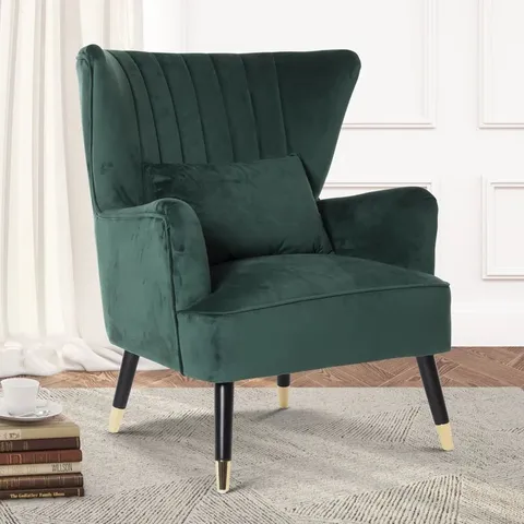 BOXED JOVANNY 77CM WIDE WINGBACK CHAIR