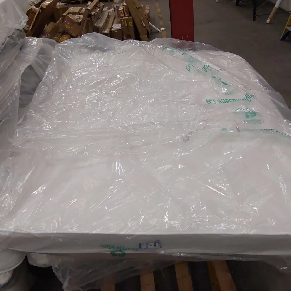 QUALITY BAGGED 5FT KING OPEN COIL SPRING MEMORY MATTRESS 