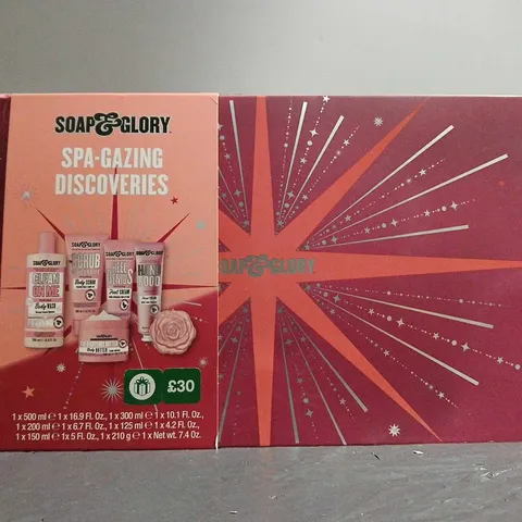 BOXED SOAP & GLORY SPA-GLAZING DISCOVERIES 