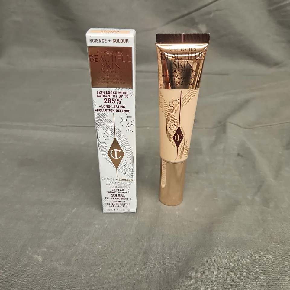 BOXED CHARLOTTE TILBURY BEAUTIFUL SKIN FOUNDATION IN 3 NEUTRAL 30ML