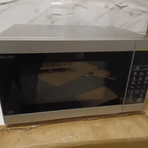 SHARP 900W DIGITAL TOUCH CONTROL MICROWAVE GRILL – SILVER