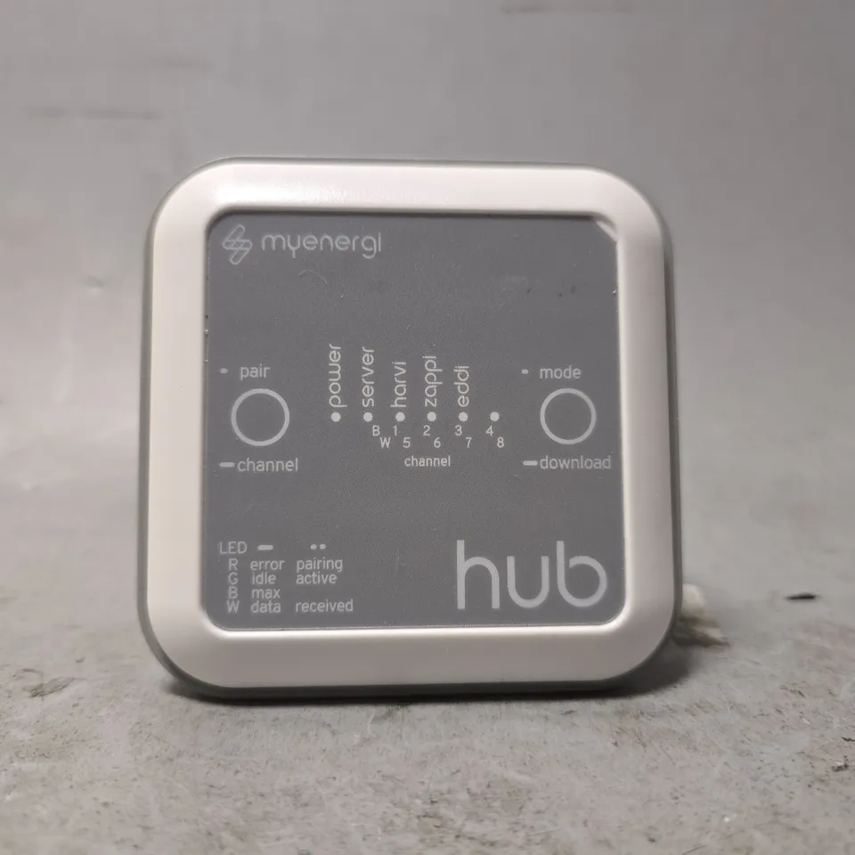 MYENERGI HUB WEB CONNECTION