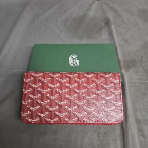 GOYARD PURSE – BORDEAUX RED 
