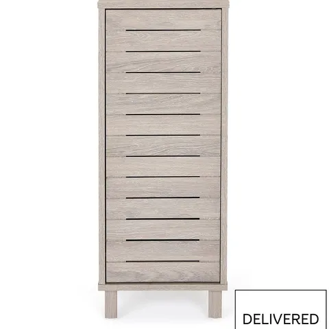 BOXED BURKET SINGLE CONSOLE BATHROOM CABINET
