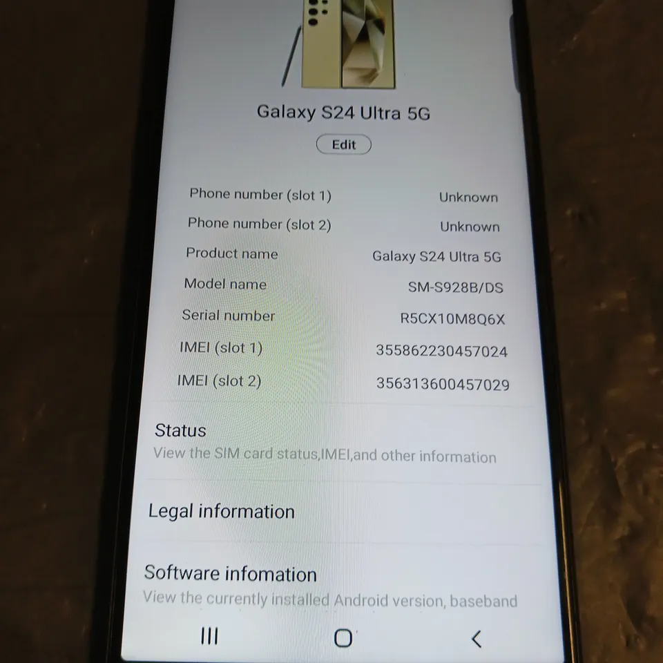 BOXED SAMSUNG GALAXY S24 ULTRA 5G MOBILE PHONE 512GB TITANIUM BLACK