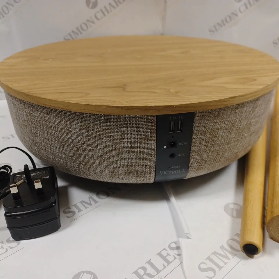 VICTROLA BLUETOOTH SPEAKER TABLE