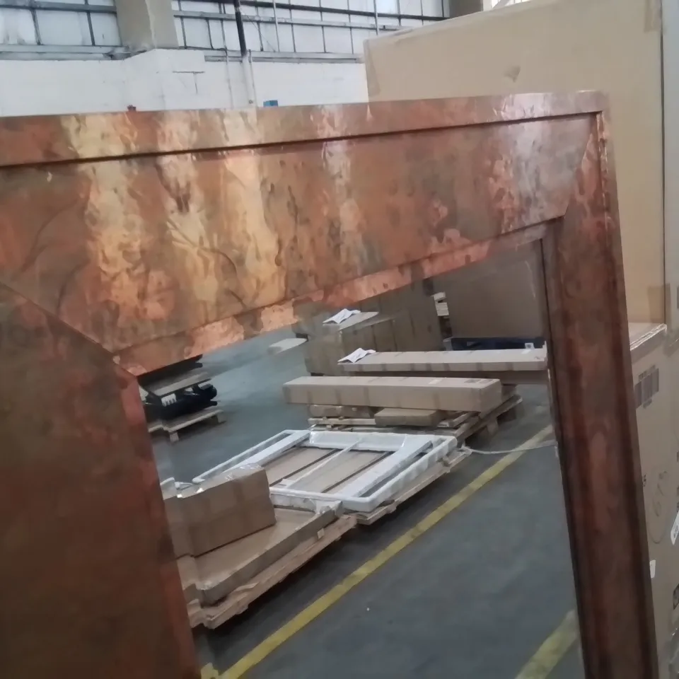 BRAND NEW HOMESDIRECT365 LARGE STYLISH COPPER MIRROR 