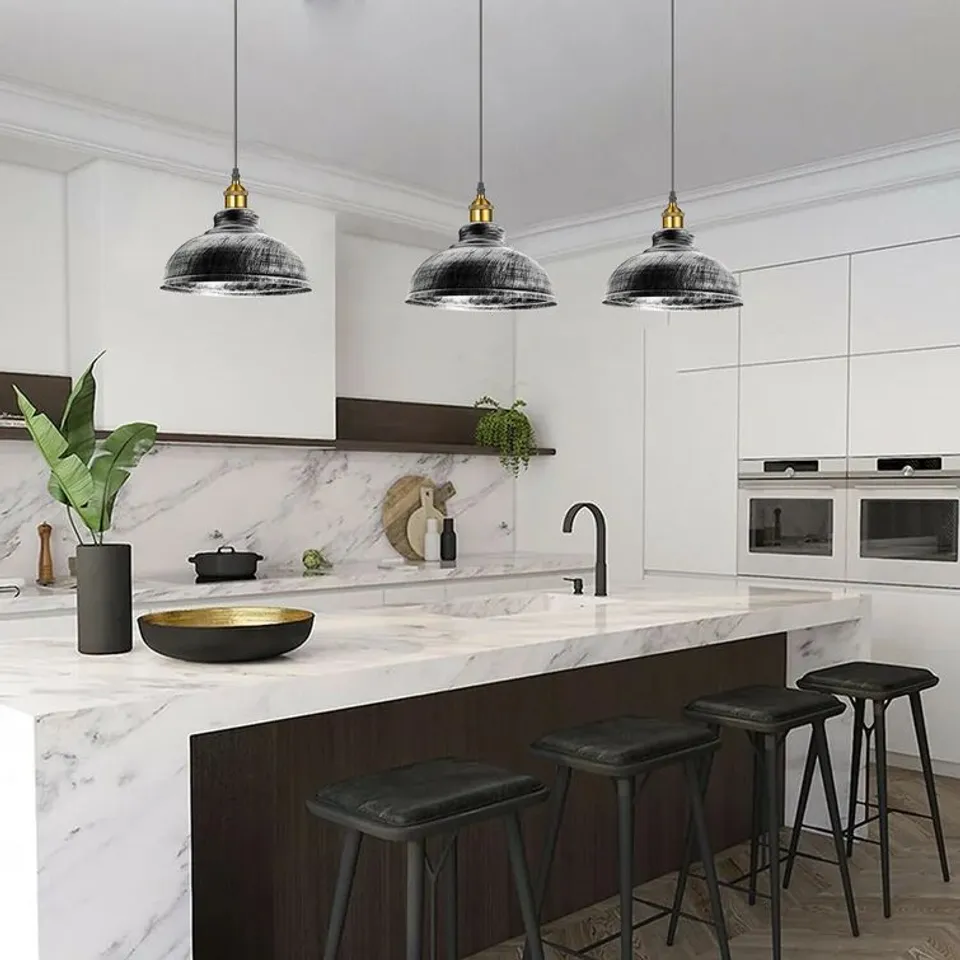 BOXED HILLMONT 3-LIGHT DOME PENDANT 