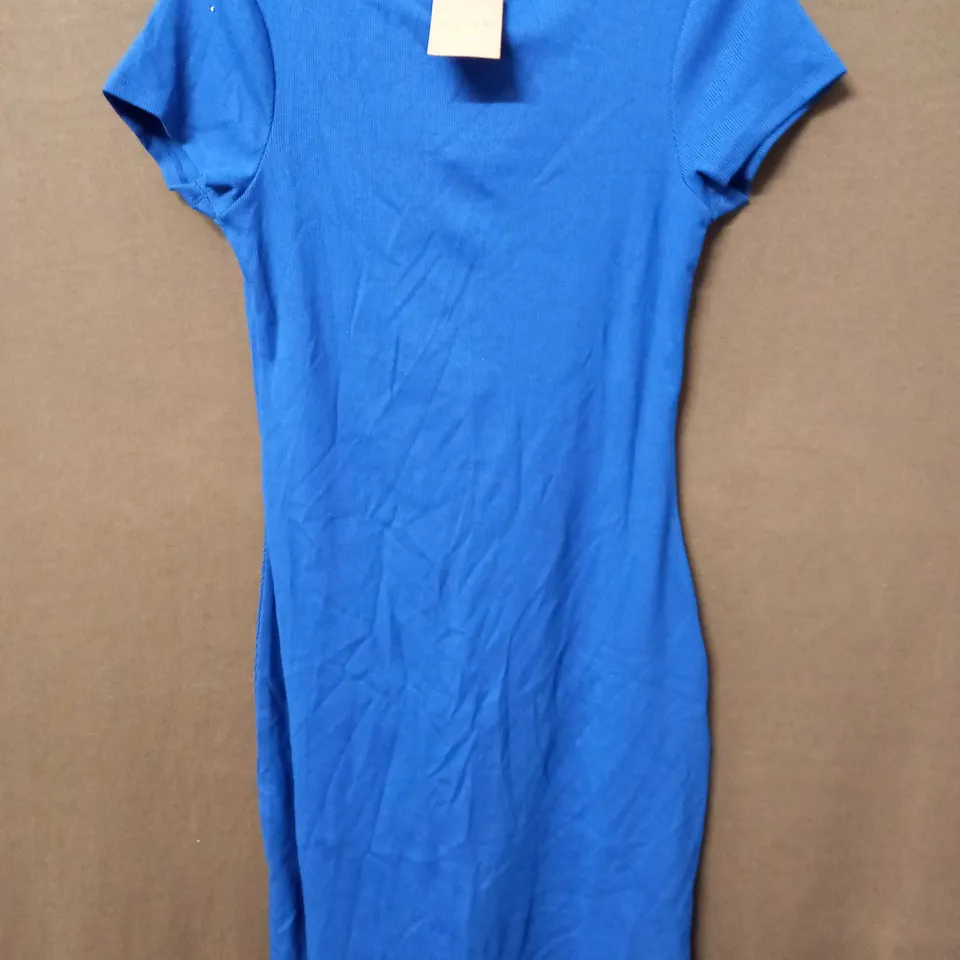 BODEN SHORT SLEEVE MIDI DRESS IN BLUE - UK 12L