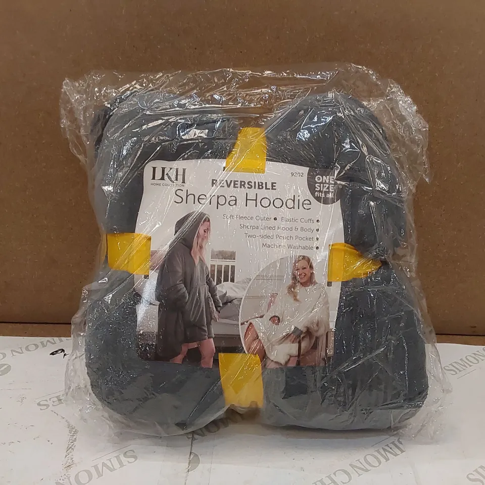 BRAND NEW BAGGED LKH REVERSIBLE SHERPA HOODIE 