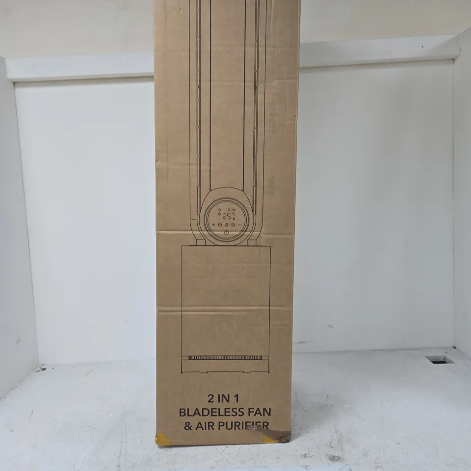2 IN 1 BLADELESS FAN & AIR PURIFIER – BOXED