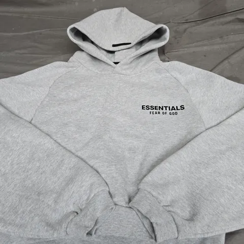 ESSENTIALS FEAR OF GOD CROP HOODIE SIZE 2XS