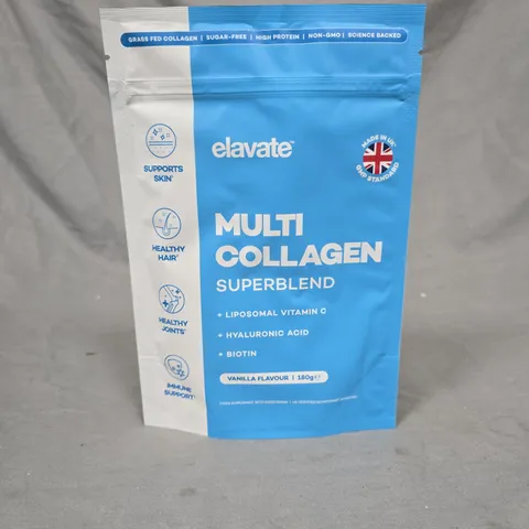 ELAVATE MULTI-COLLAGEN SUPERBLEND IN VANILLA - 180G