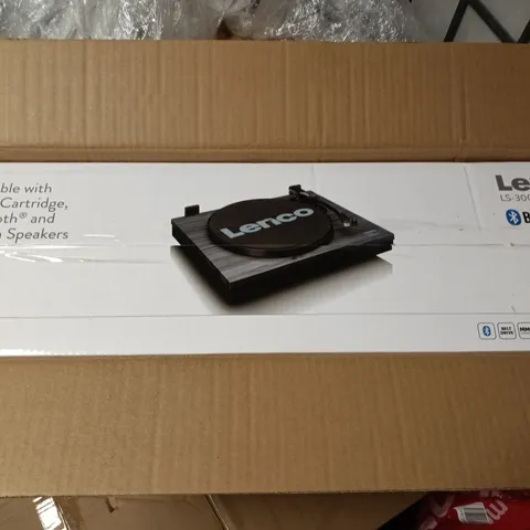 LENCO LS-300BK TURNTABLE WITH BLUETOOTH – BOXED