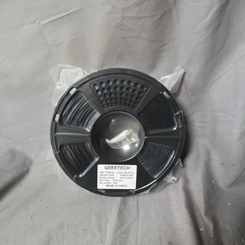 GEEETECH PLA 3D PRINTER FILAMENT 1.75MM SILK BLACK – 1KG SPOOL (BOXED)