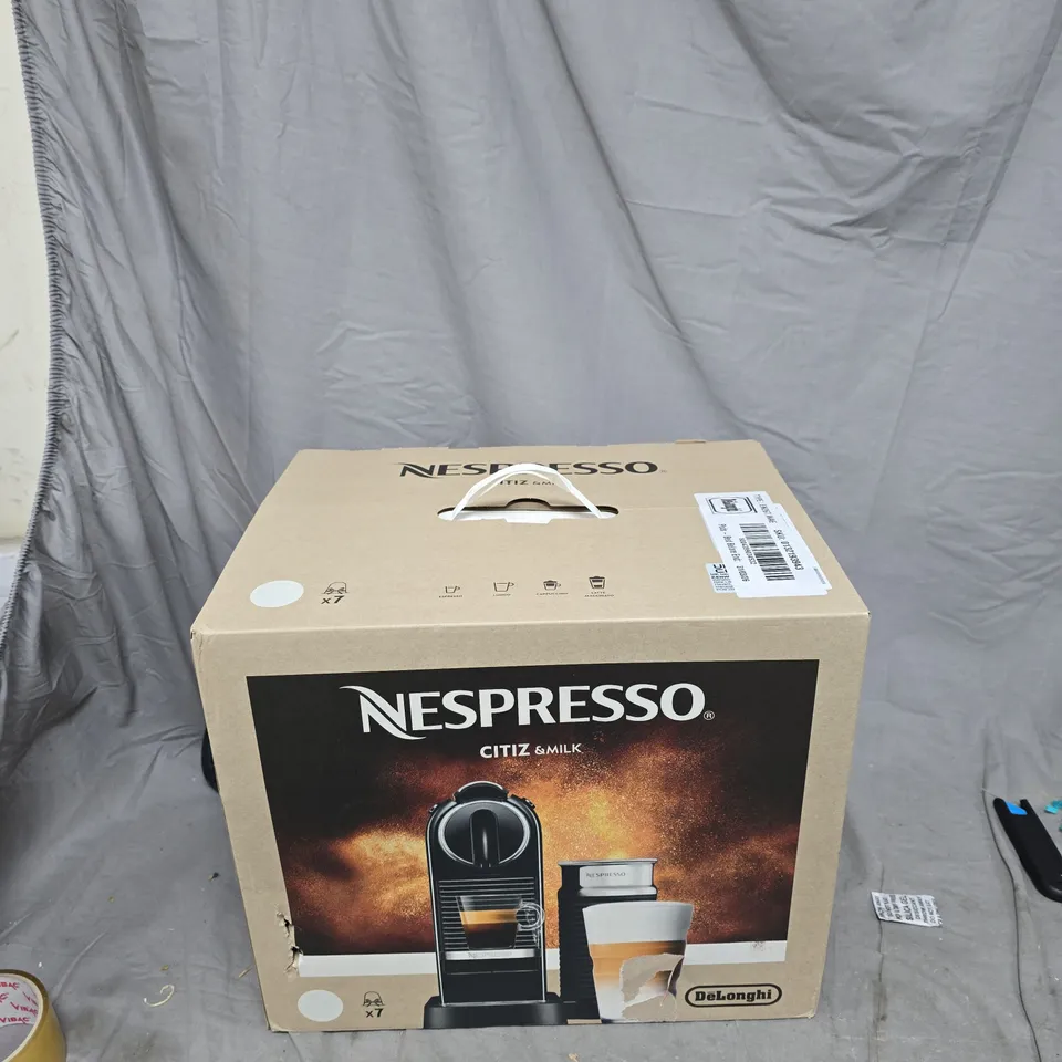 NESPRESSO CITIZ & MILK COFFEE MACHINE BY DE'LONGHI – ORIGINAL BOX