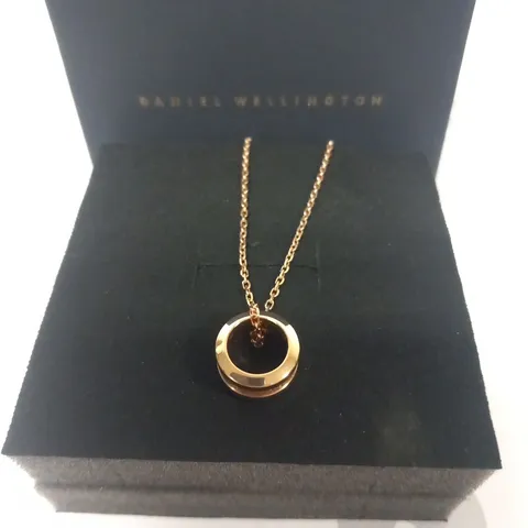 BOXED DANIEL WELLINGTON ROSE GOLD ELAN NECKLACE