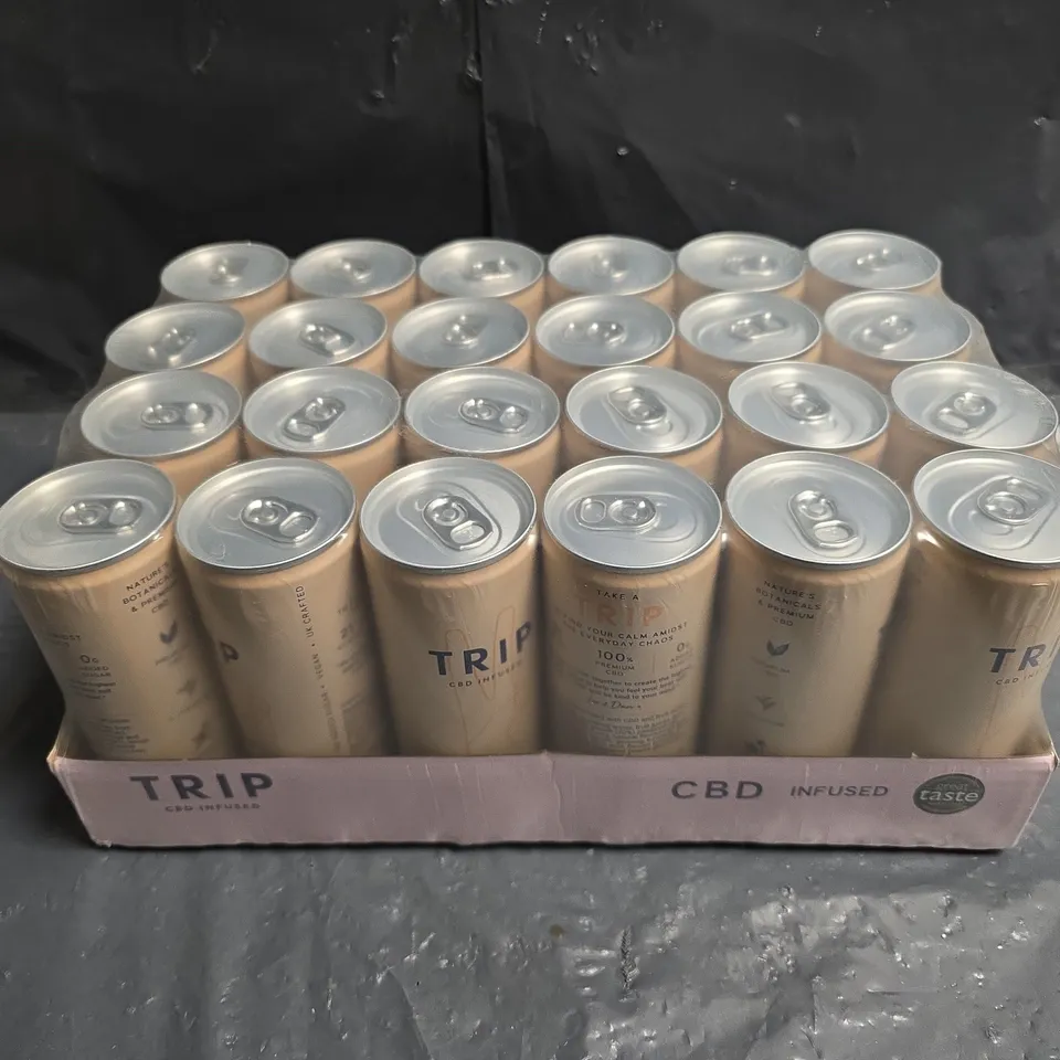 TRIP CBD INFUSED BEVERAGE – 24 CAN BULK PACK 