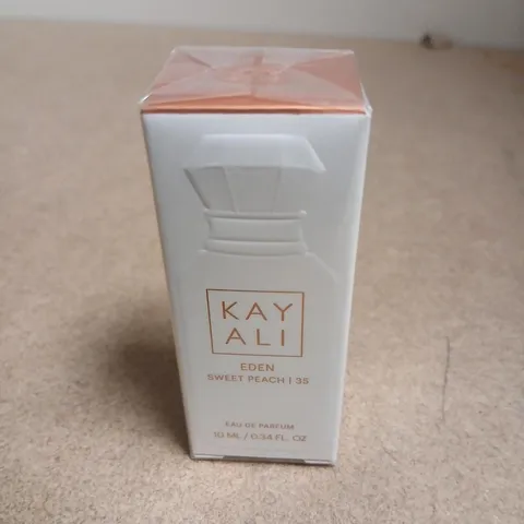 BOXED AND SEALED KAY ALI EDEN SWEET PEACH 35 EAU DE PARFUM 10ML