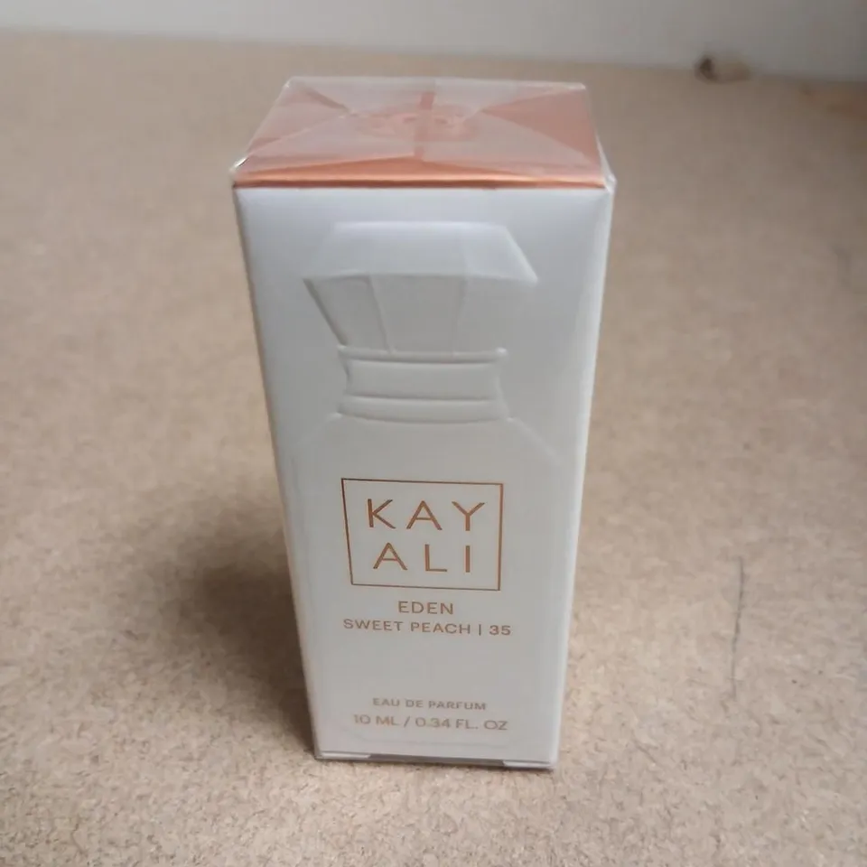 BOXED AND SEALED KAY ALI EDEN SWEET PEACH 35 EAU DE PARFUM 10ML