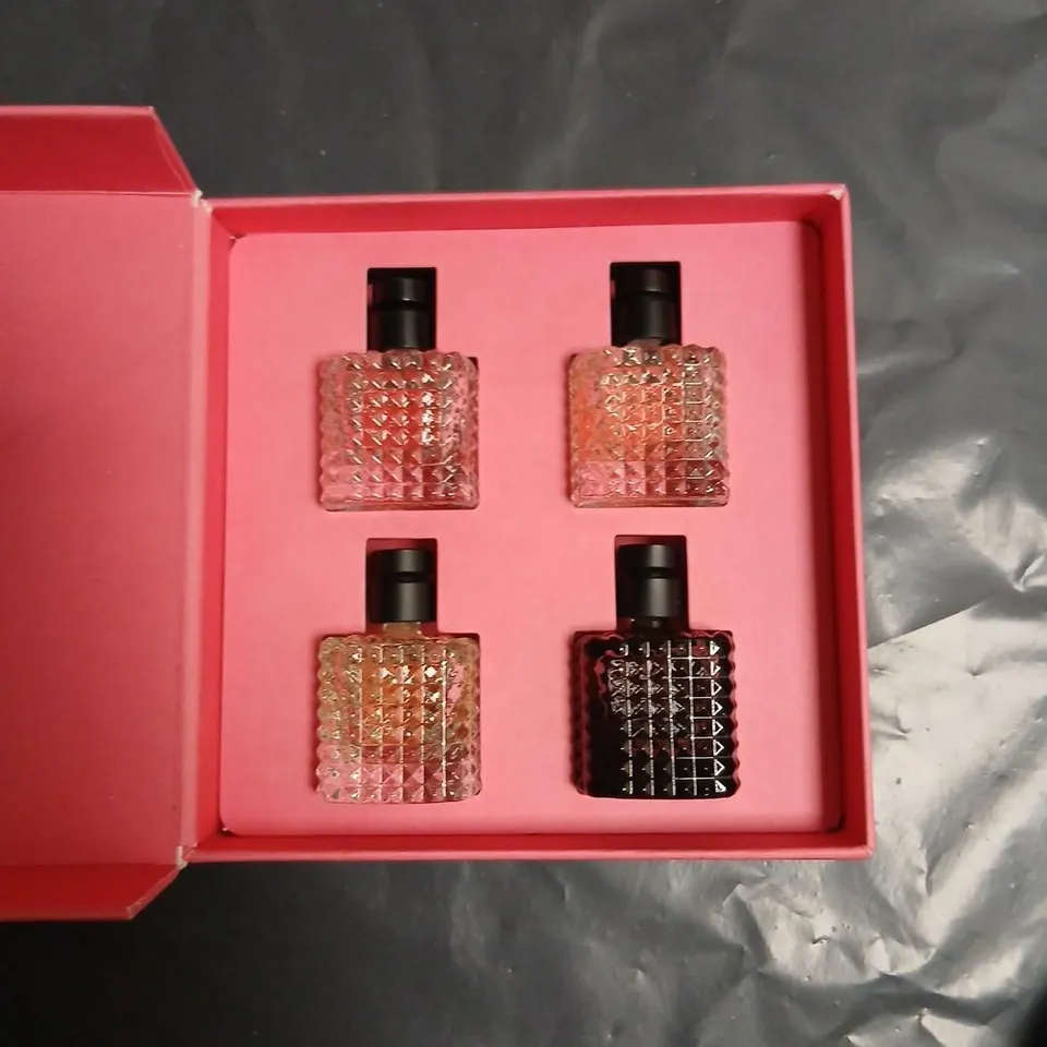 BOXED VALENTINO THE BORN IN ROMA FRAGRANCES 4 X 6ML