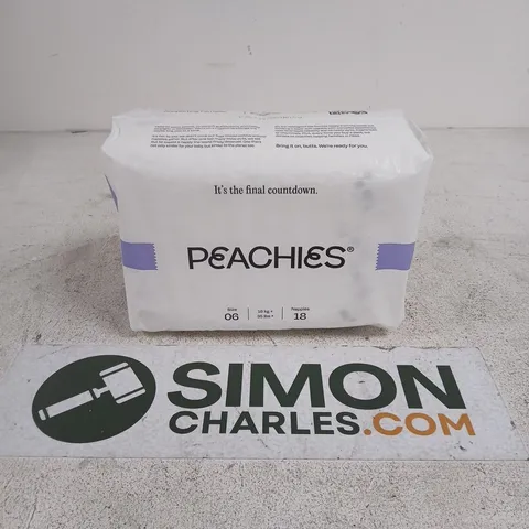 PEACHIES PACK OF 18 NAPPIES SIZE 6 