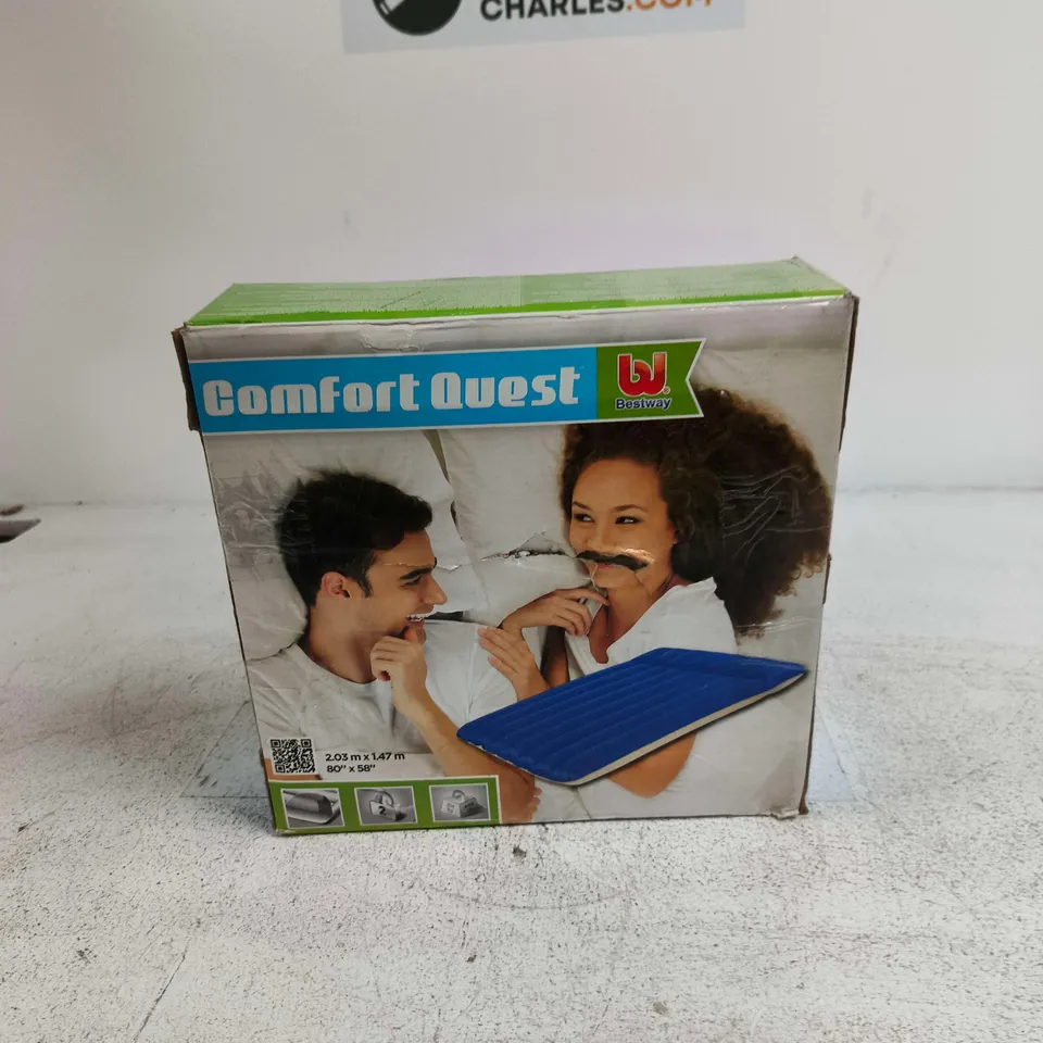 BESTWAY COMFORT QUEST CAMPING MATTRESS 2.03M X 1.47M
