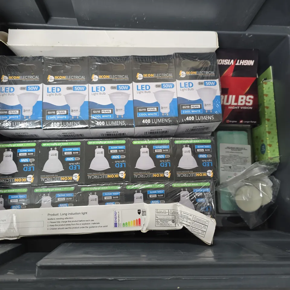ASSORTED HOME LIGHTING & CANDLES BUNDLE – LED BULBS & SCENTED CANDLES - COLLECTION ONLY