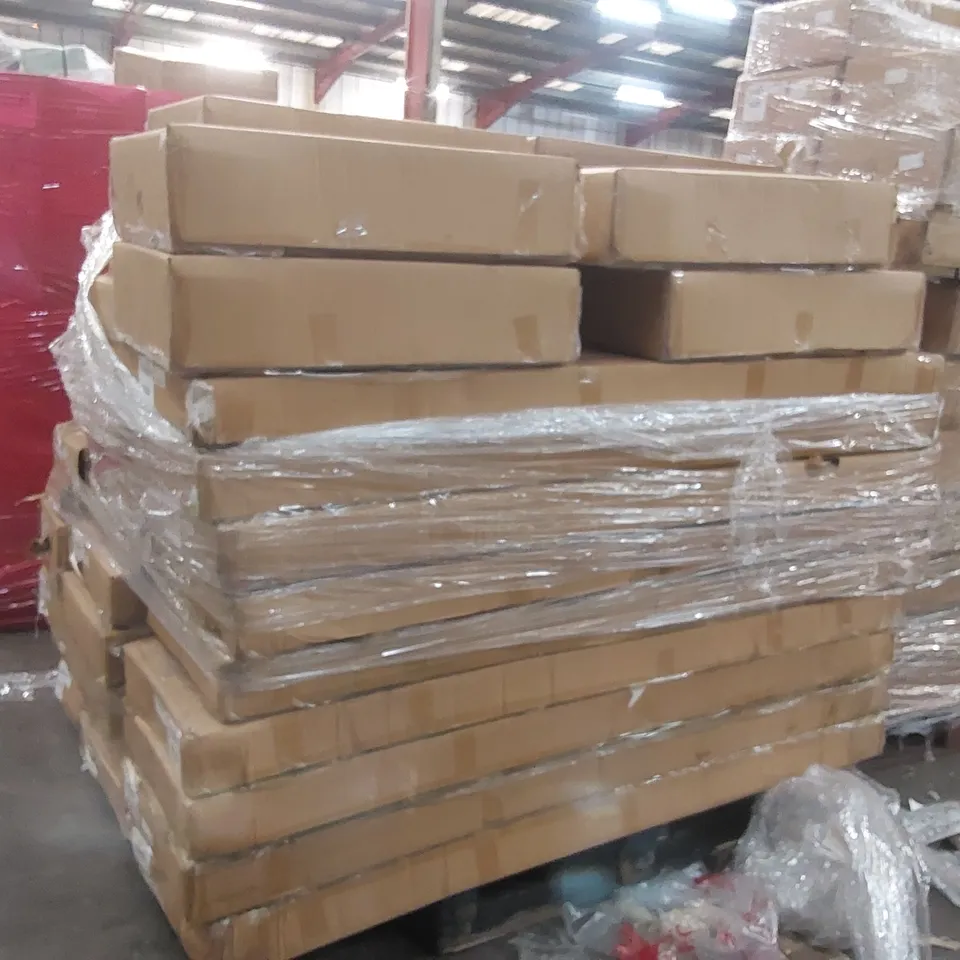 PALLET CONTAINING A LARGE QUANTITY OF FITYOU TV CABINET PARTS