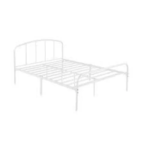 BRAND NEW BOXED MILTON 4'6 DOUBLE BED - WHITE