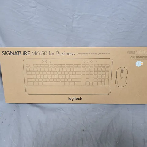 BOXED AND SEALED LOGITECH SIGNATURE MK650 FOR BUSINESS (SPANISH LAYOUT)