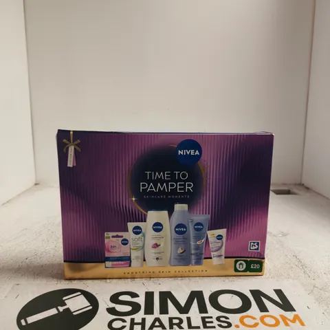 NIVEA TIME TO PAMPER SKINCARE COLLECTION β GIFT BOX WITH SIX PRODUCTS