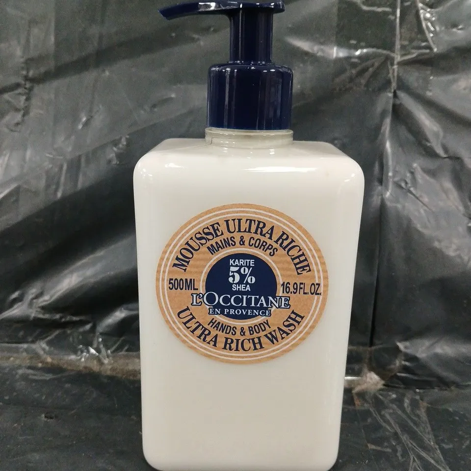 L'OCCITANE HANDS & BODY ULTRA RICH BODY WASH - 500ML