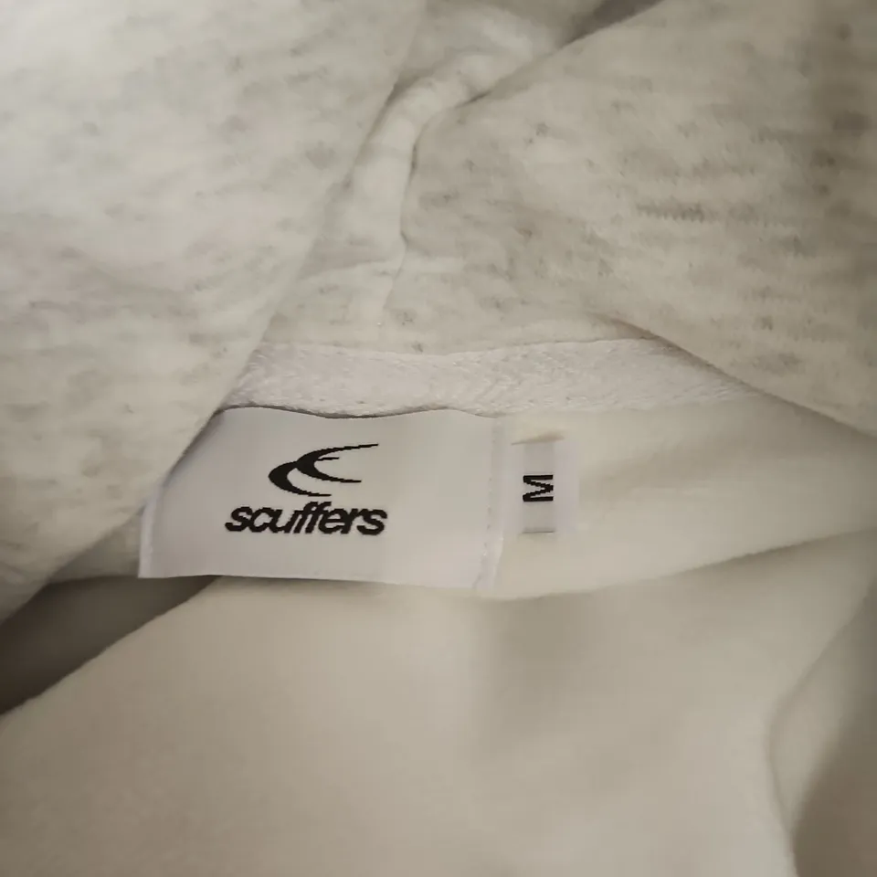 LIGHT GREY HOODIE WITH LOGO, SIZE M