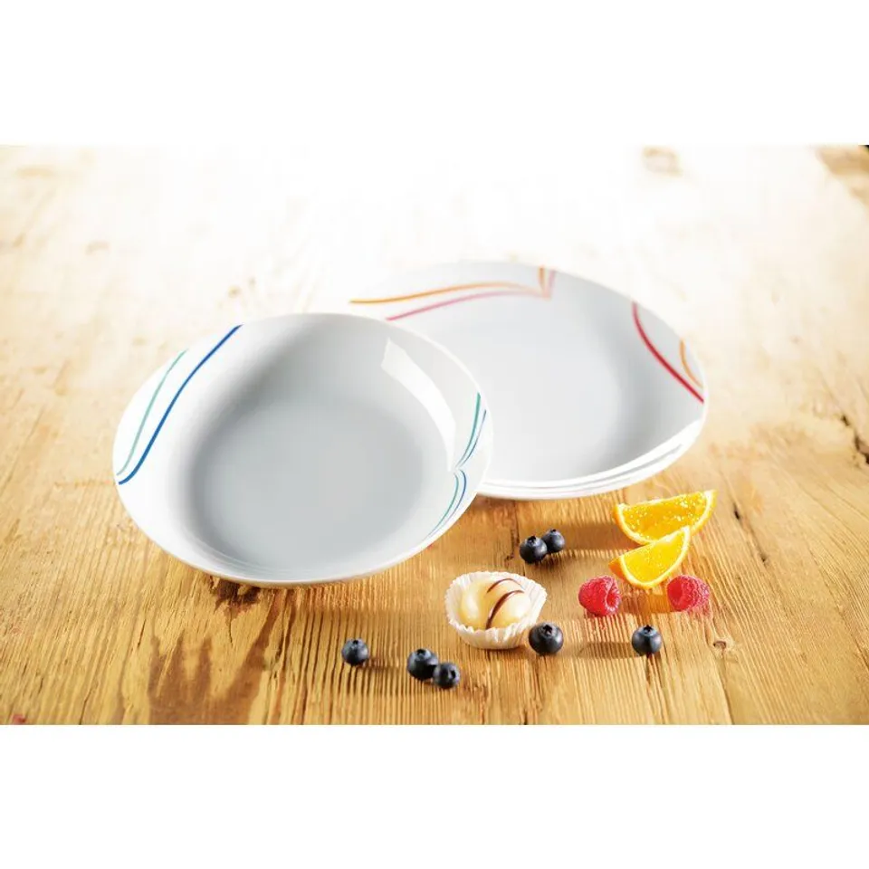 CILIANA 42 PIECE FULL DINNERWARE SET