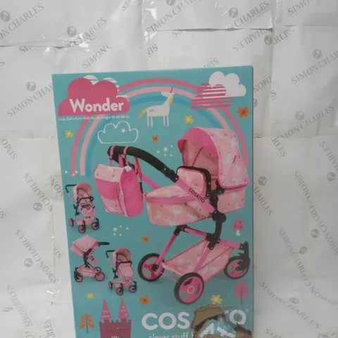 UNICORN PRINT WONDER DOLL PRAM