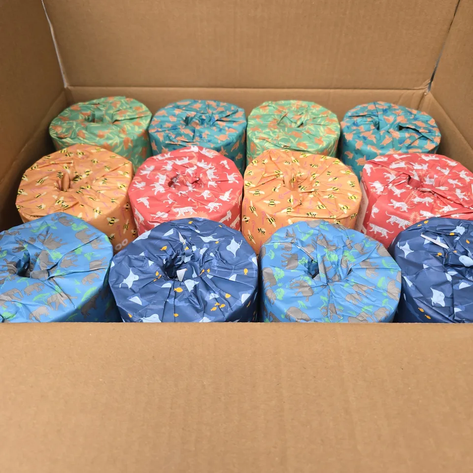 BOXED BAZOO SUSTAINABLE TOILET PAPER MULTIPACK - 48 ROLLS 