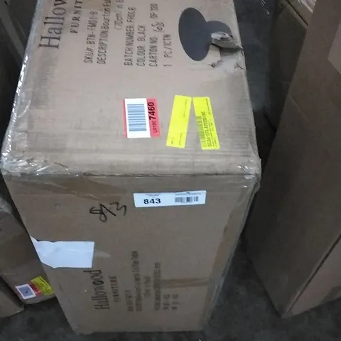 BOXED BOURTON FULL METAL COFFEE TABLE 70CM BLACK (1 BOX)