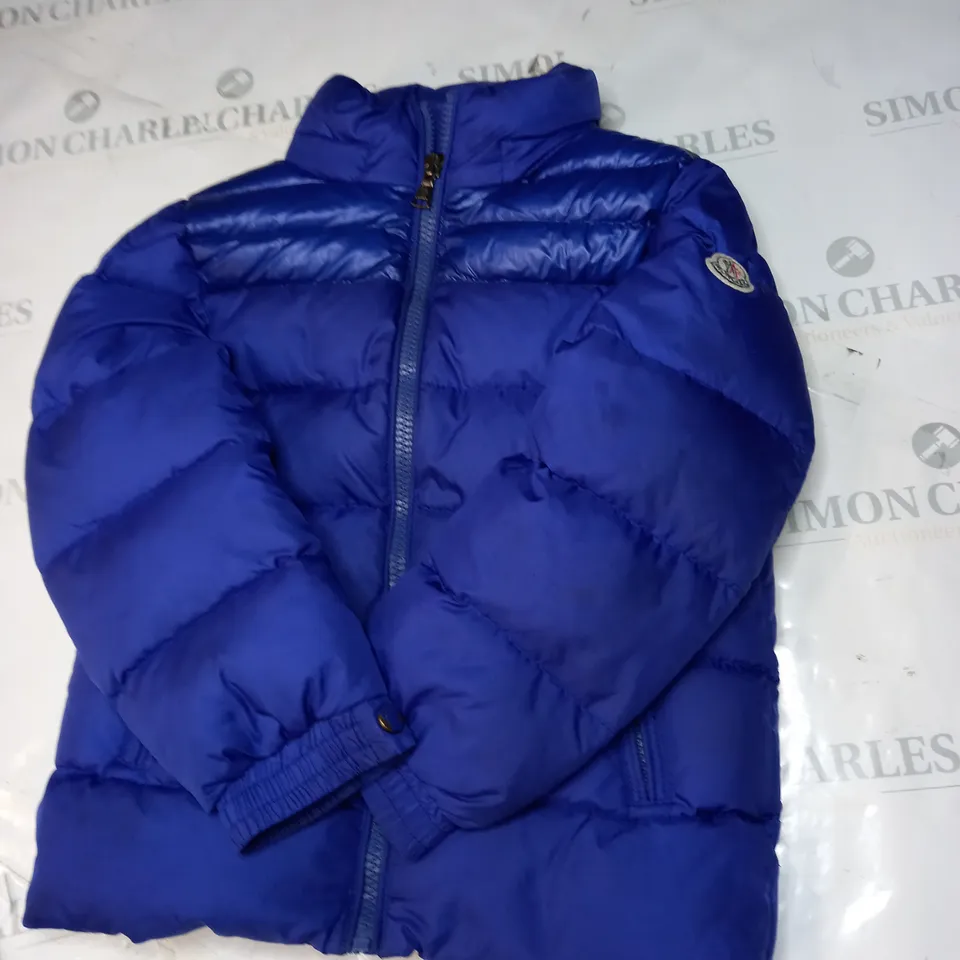 MONCLER ZIPPED BUBBLE COAT SIZE 4 