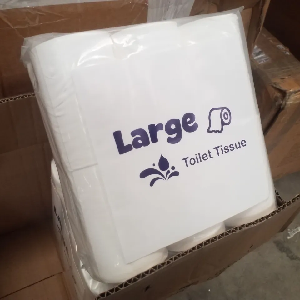 BOX CONTAINING APPROXIMATELY 60 ROLLS OF TOILET TISSUE